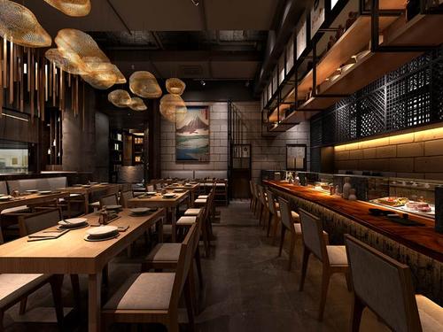 日式料理餐廳裝修設計(圖文)